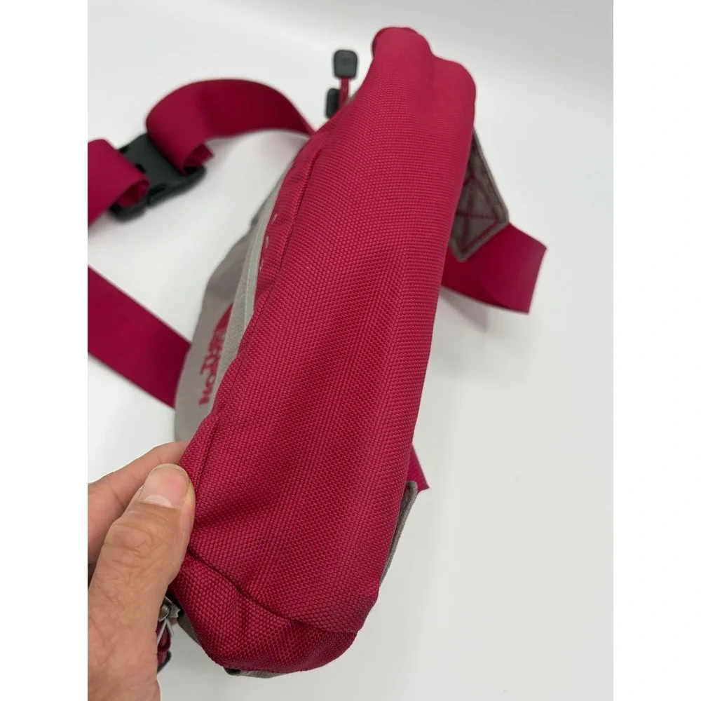 The North Face ROO Waist Fanny Pack Bag Multicolor Hiking Outdoors Gray Red Pink